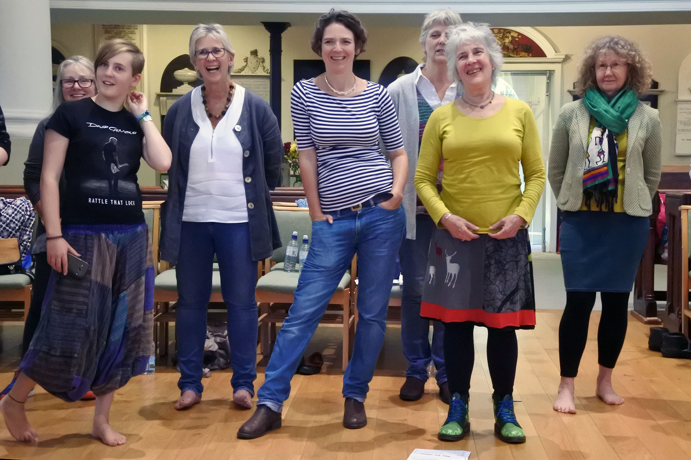 Image of group of women smiling at camera.
